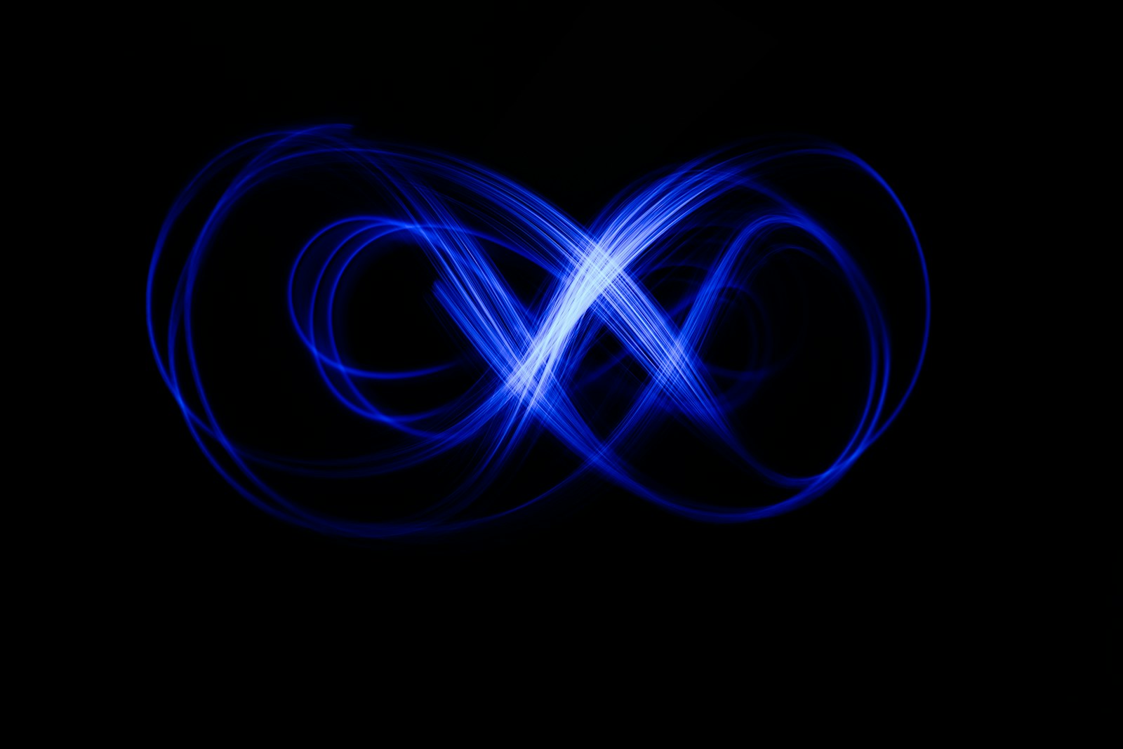 blue and white light illustration
