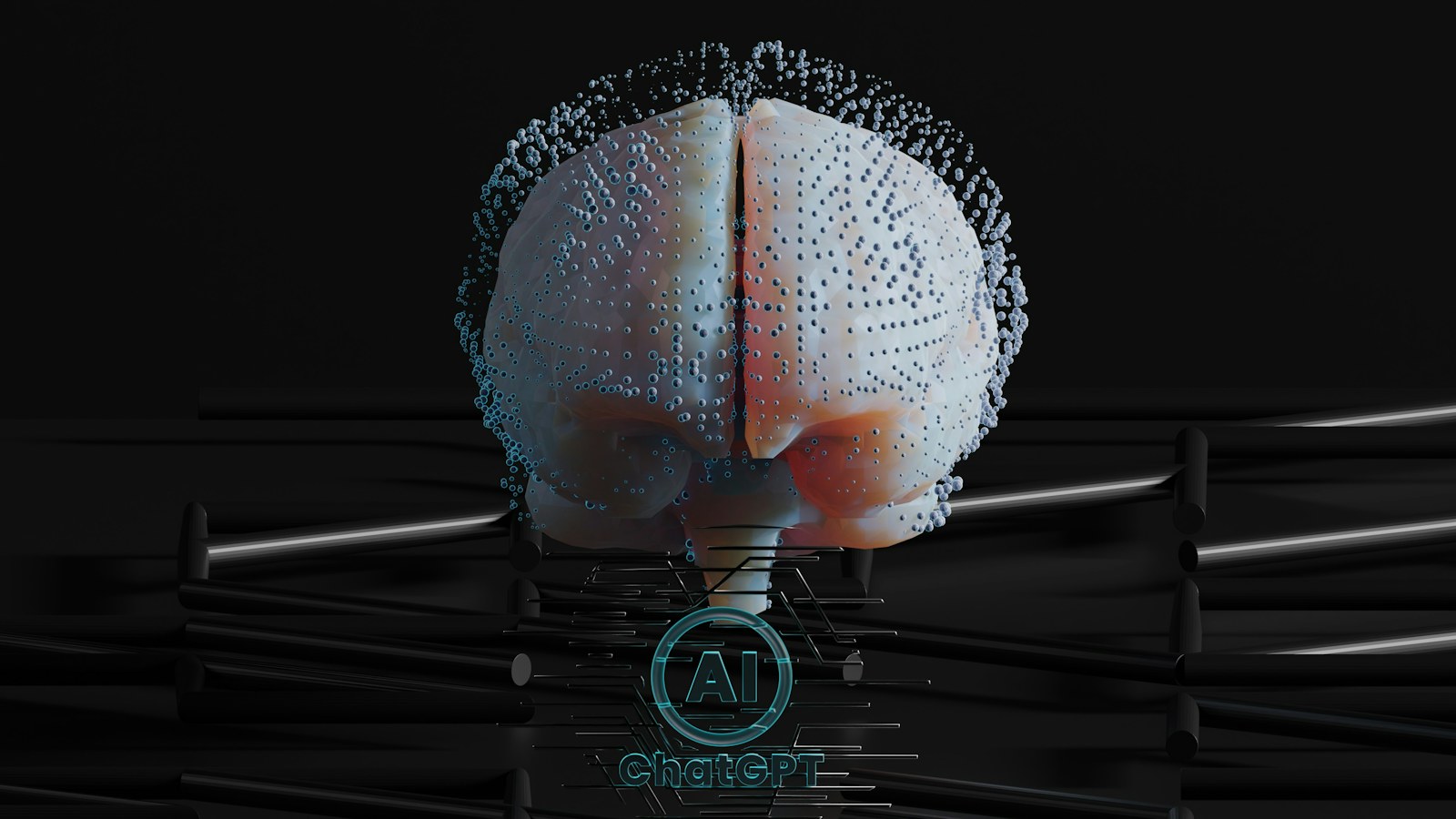 a computer generated image of a human head