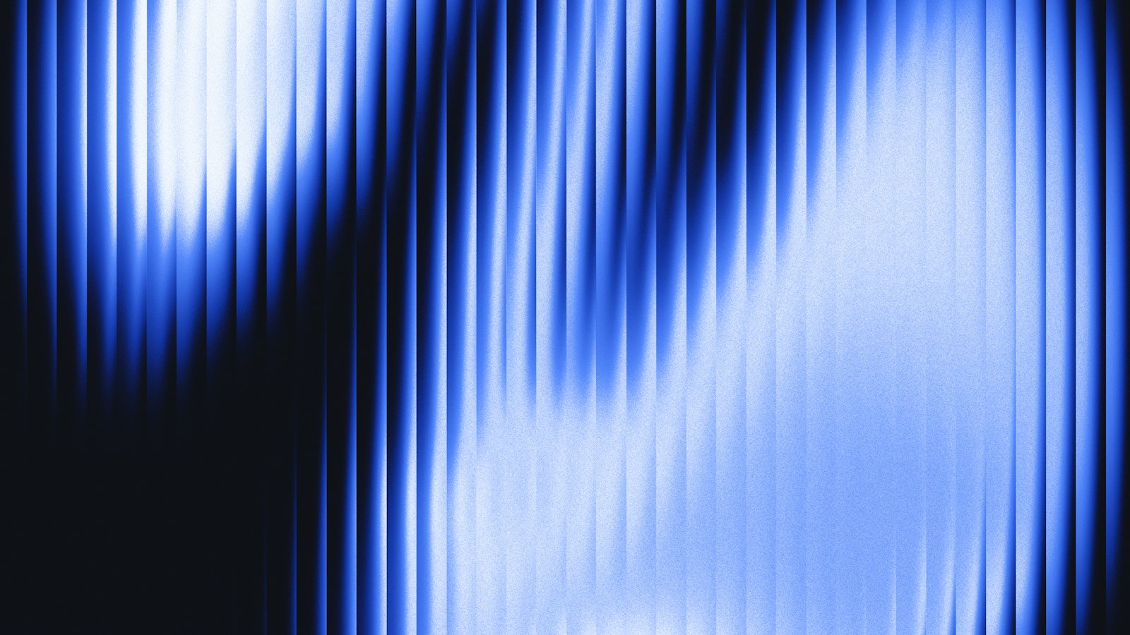 Abstract blue and white vertical lines